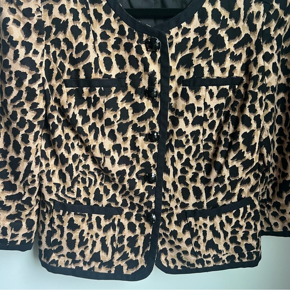 East 5th Leopard Print Jacket Size M - Picture 4 of 8